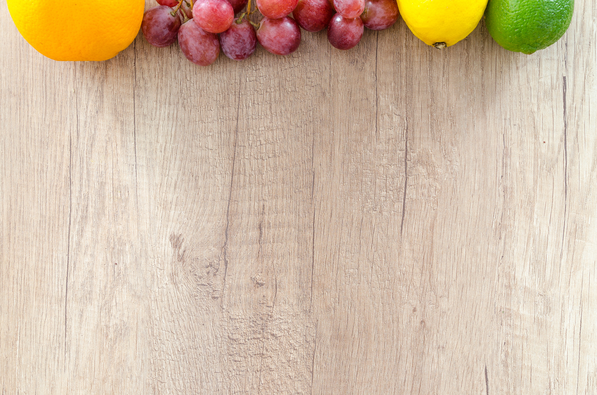 Fruit Mix on Wooden Table